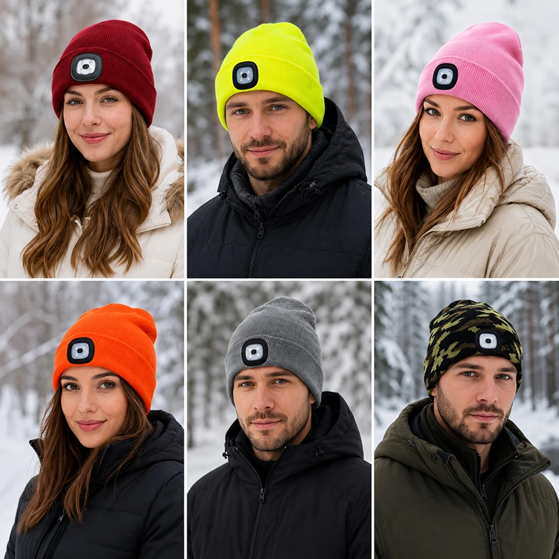 قبعة شتوية للرجال مع ضوء LED ق - مراجعة Running Gear Hat وسعره
