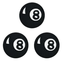 Number Eight Emblem Clothing Decoration Patch Cowboy Hat Embroidery Patch Iron 8 Badge