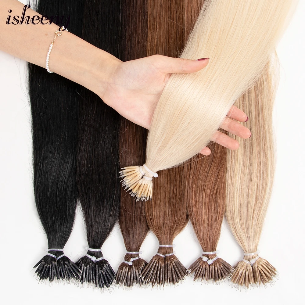isheeny Nano Ring Human Hair Extensions 12