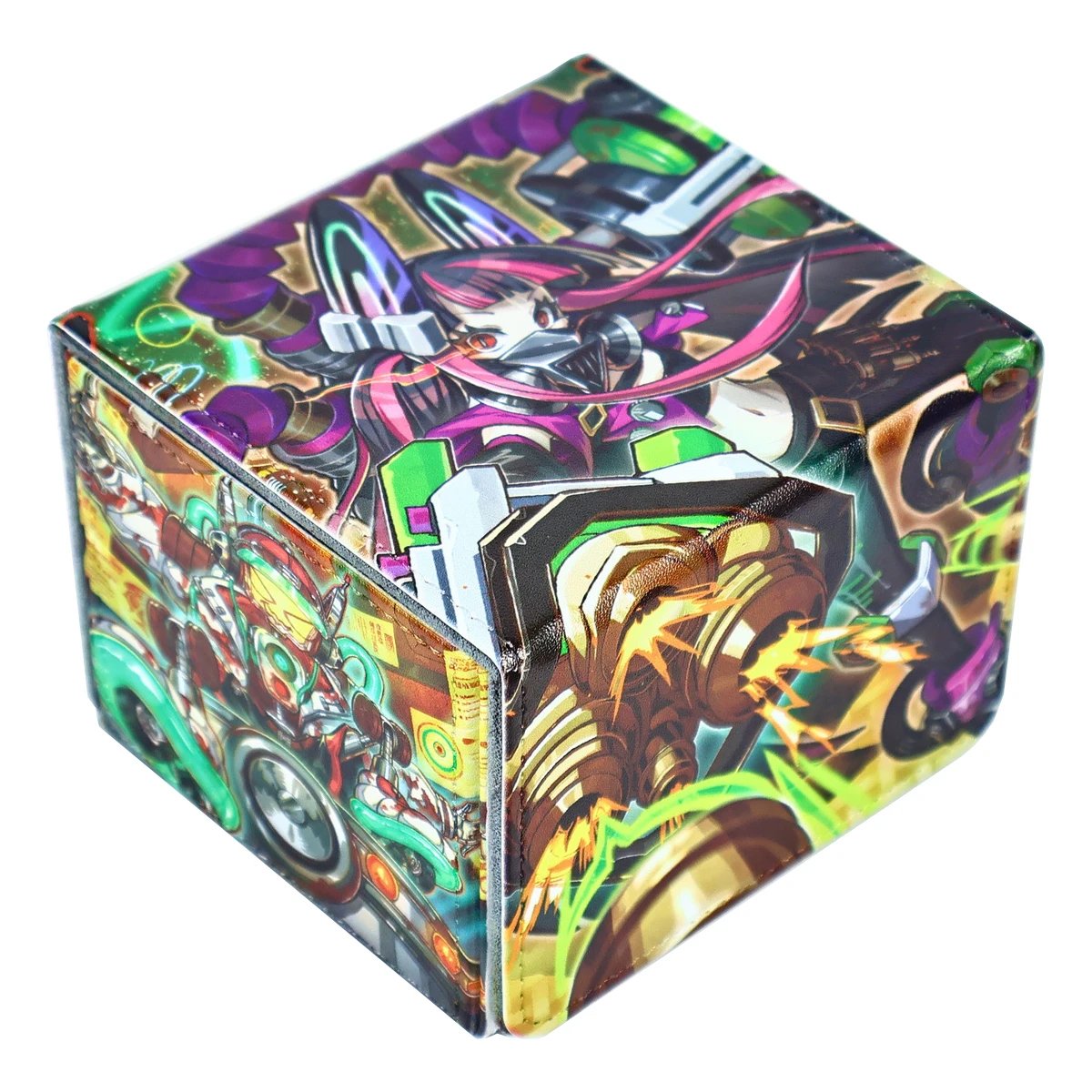 Fai da te fatto da sé Yu-Gi-Oh! Scatola portaoggetti per carte Killer Melody Remix Scatola protettiva per carte da collezione in pelle Ygo Giocattolo regalo per carte anime