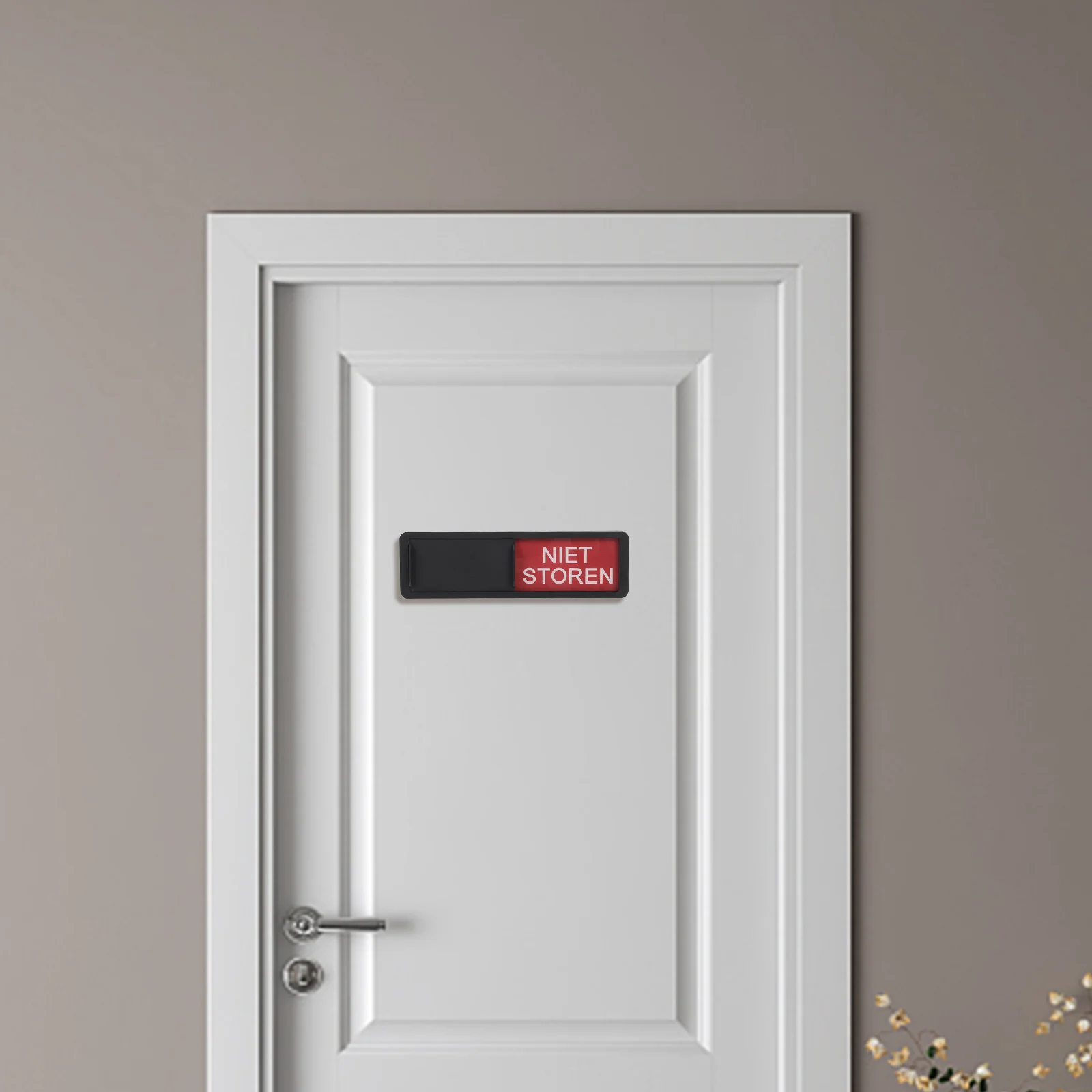 2Pcs Privacy Door Sign Do Not Disturb Slider Welcome Magnetic Indicator Clean Dirty Label Do Not Disturb Door Sign