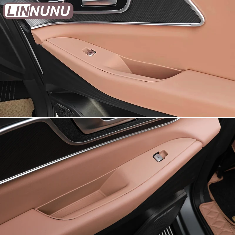 LINNUNU لشيري كري تيجو 9 2025 اكسسوارات السيارات الداخلية سيارة التحكم المركزي نافذة رفع لوحة زر بطانة حماية من السيليكون 2024