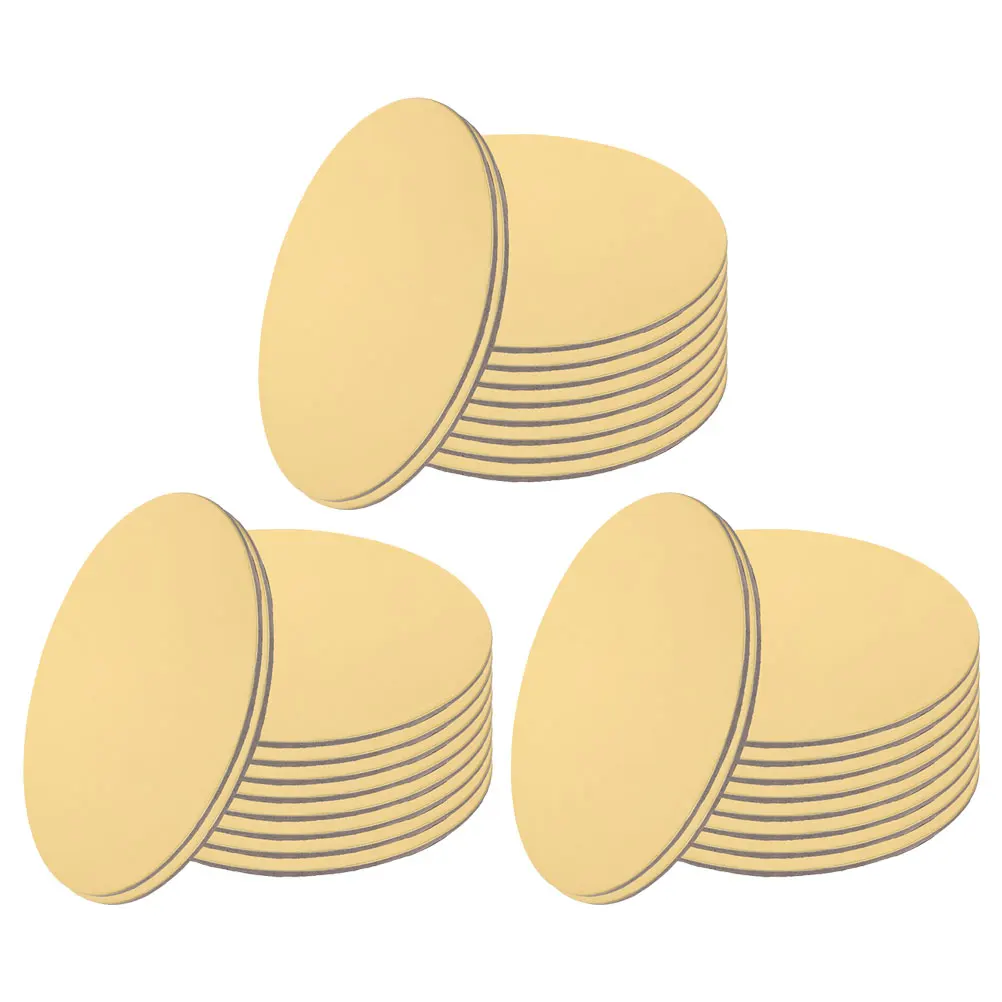 

30 шт. утолщенные доски, круглые бумажные барабаны для тортов на день рождения, подносы для выпечки тортов, безопасные для еды, прочные одноразовые круглые основы для торта