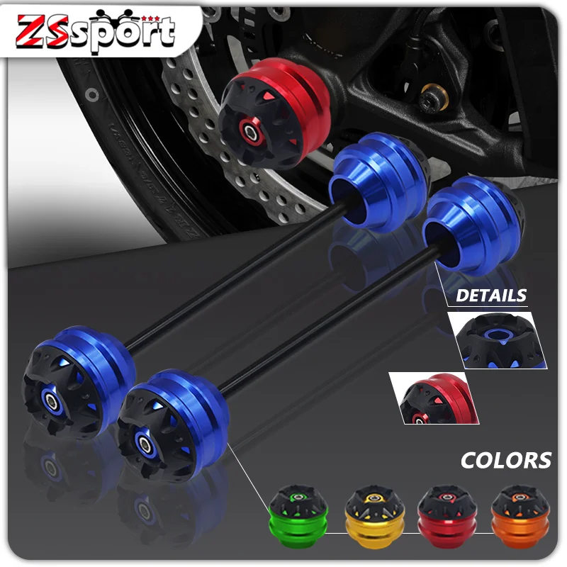 F900r f900xr motocicleta frente roda traseira garfo slider eixo acidente caindo protetor boné para f900r f900xr f 900r 900xr 2019-2024