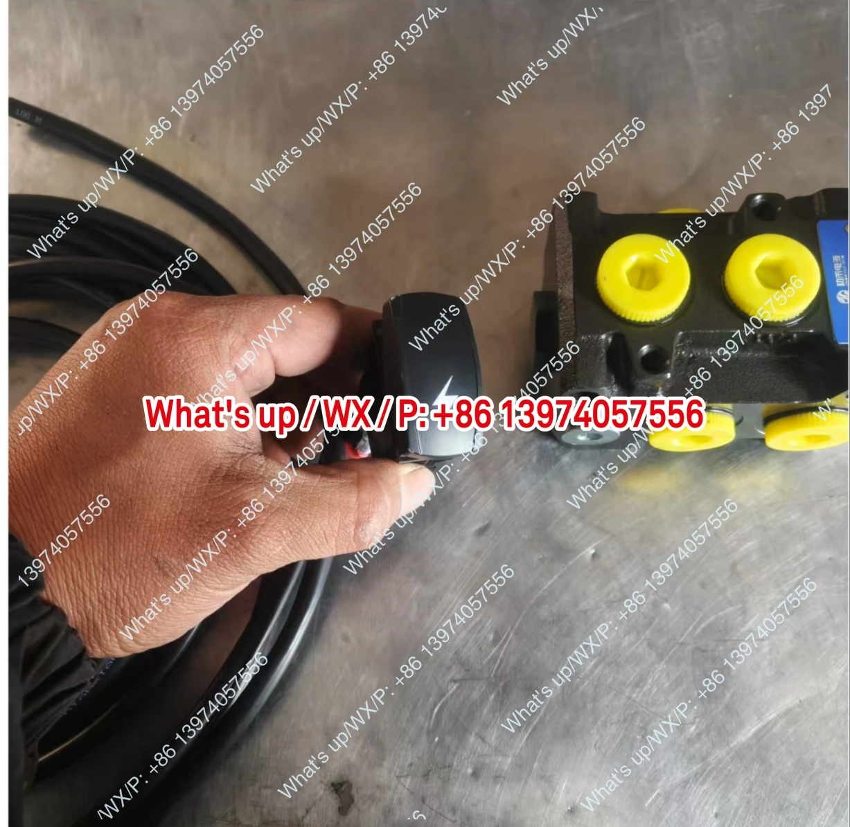 Foton tractor modified six-way hydraulic solenoid valve two-position six-way solenoid switching valve selection valve