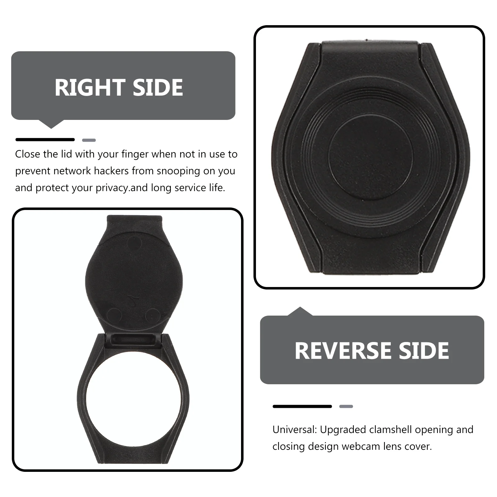 5 stuks webcam beschermkappen camerahoezen privacy beveiliging voor notebook tablet-apparaten zwarte camerahoezen webcambeschermers