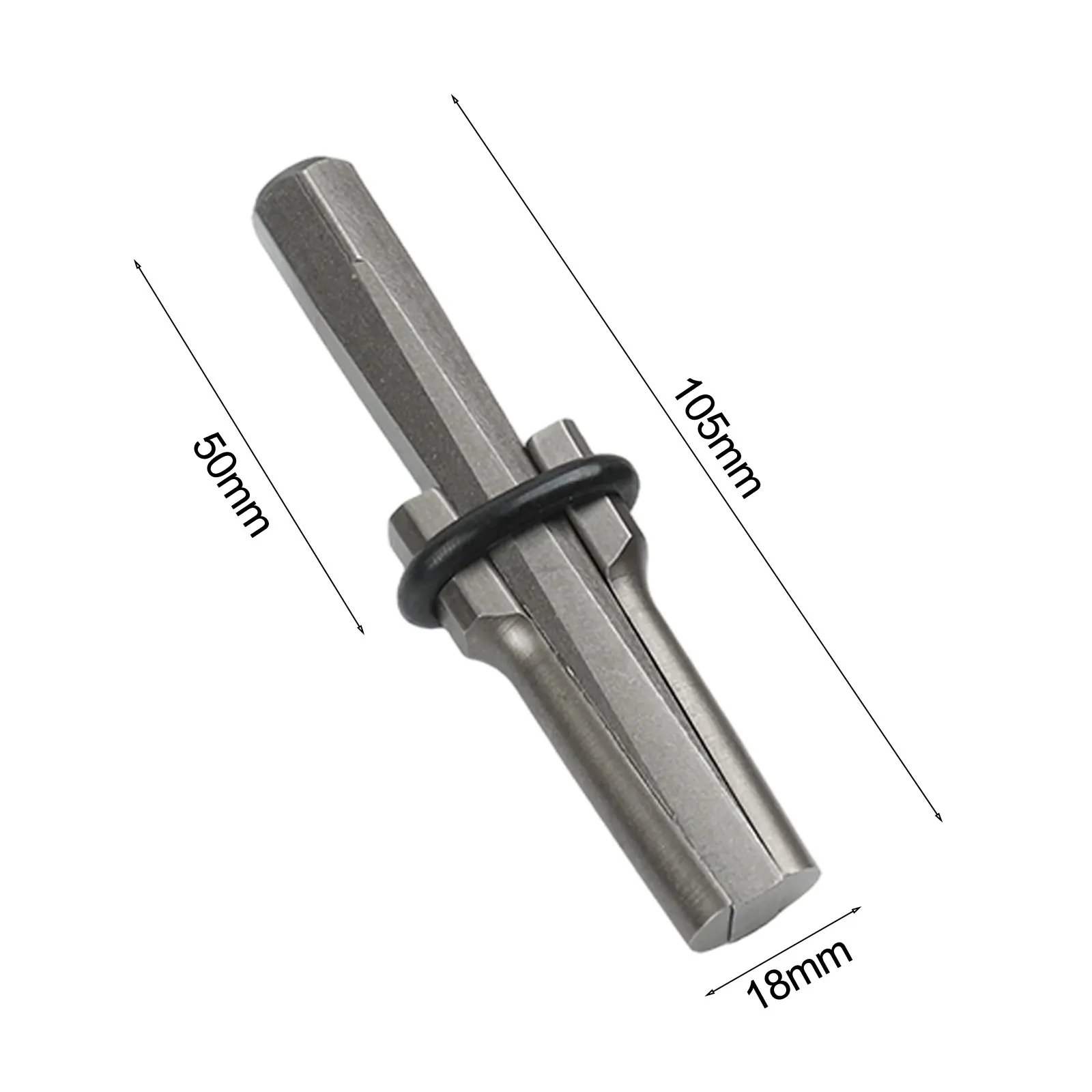 4CrMo Alloy Rock Splitter Construction Projects 15mm Drilling Depth 5-Piece Tool Set Compact Size Heat-Treated Material