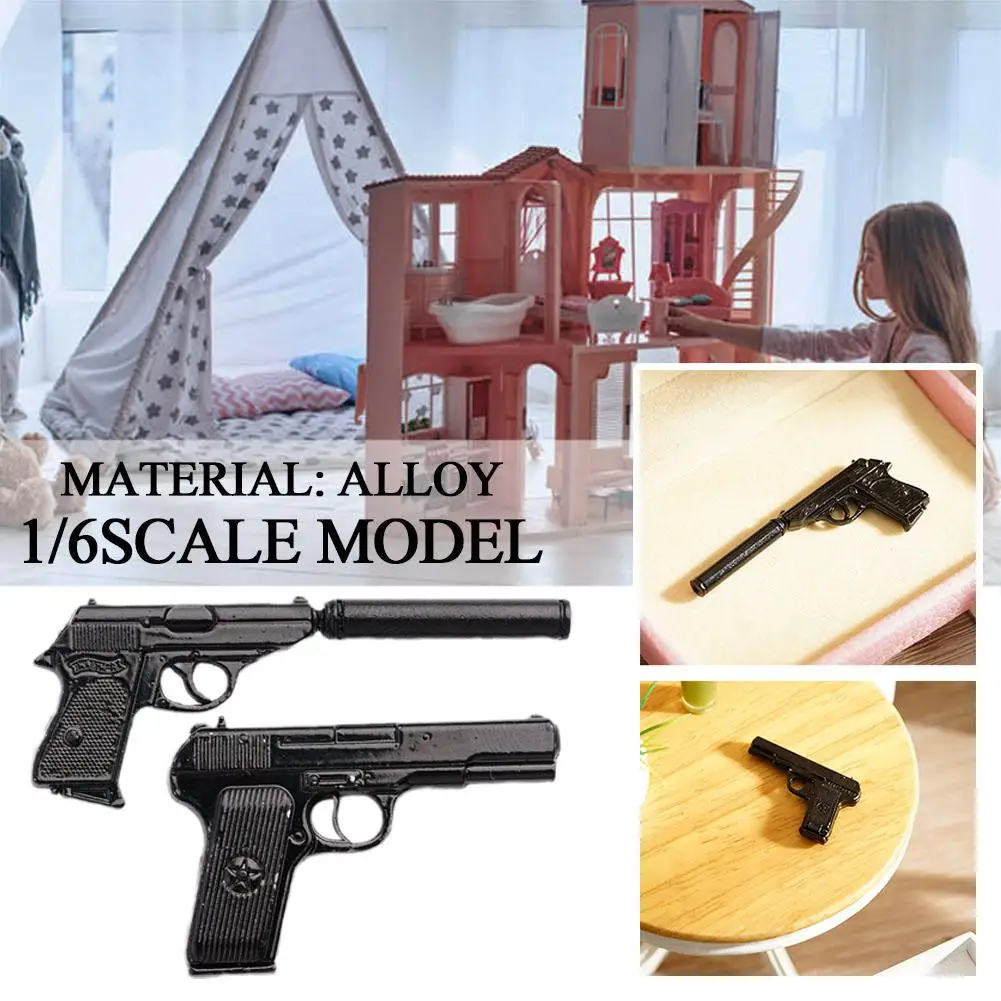 1/6 Scale Mini Model Desert Eagle M1911 Python Breatta Gun Pistol Model For 12 Inch Action Figure Hot Toys DAM Toys D0F0