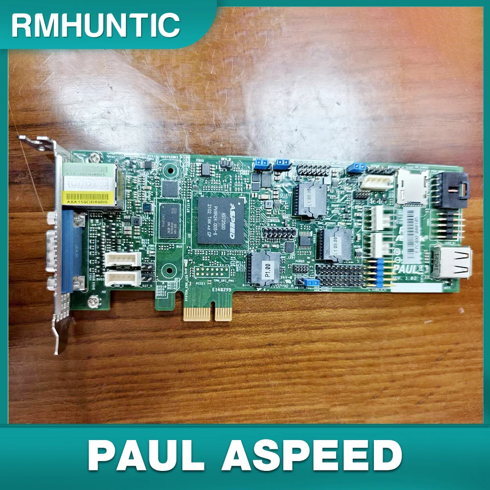 

PAUL ASPEED PCIe IPMI-карта полностью протестирована AST2500