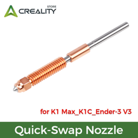 Creality Quick-Swap Nozzle 0.4mm 1pcs for K1 Max K1C Ender-3 V3 Nozzle Kit Upgraded High-Speed Printing 3d Printer Accesoires