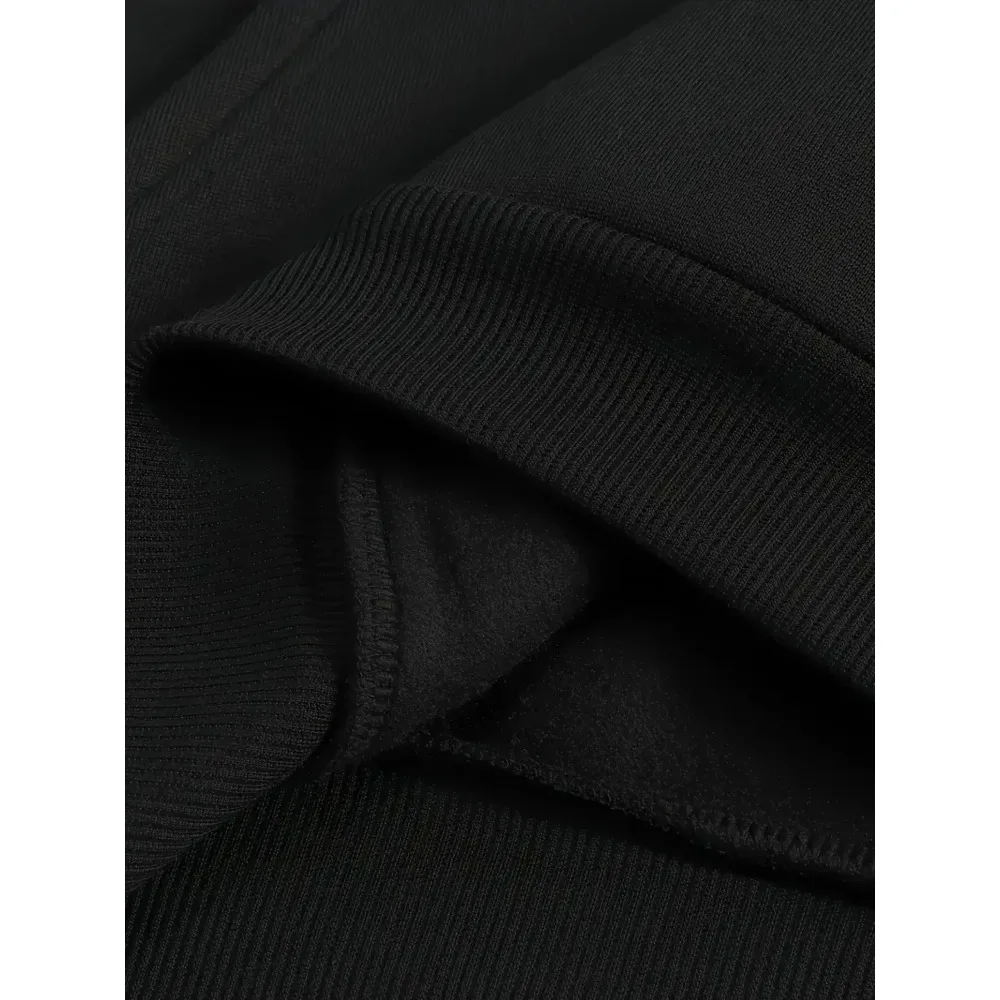 طقم بلوفر شتوي دافئ للرجال. طقم رياضي من الصوف الخريفي مكون من قطعتين. مجموعة بلوفر ملابس منزلية مريحة ومسامية #3