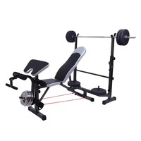 Portable Sit Up Chest Multipurpose Gym Adjustable Weight Lifting Dumbbell Bench Press Equipment