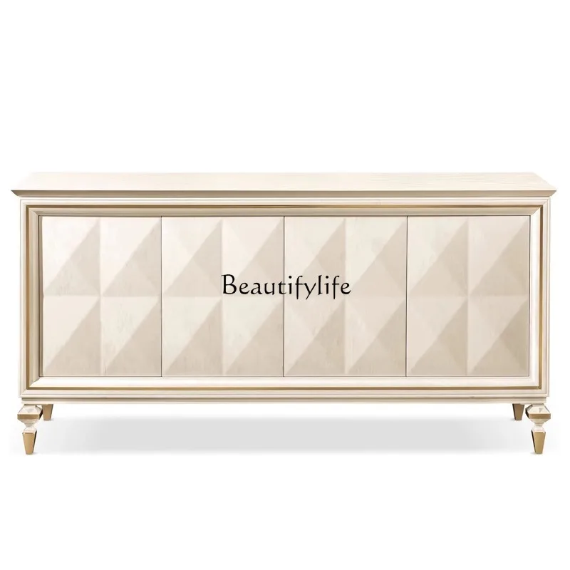 

American light luxury entrance household living room wall locker modern simple storage entrance foyer dining side cabinet