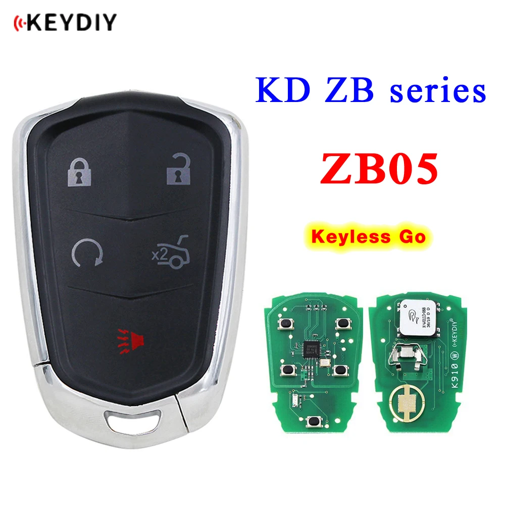 KEYDIY Universal ZB Series Remote ZB05 KD Smart Key for KD-X2 KD-MAX Car Key Remote Replacement Fit More than 2000 Models