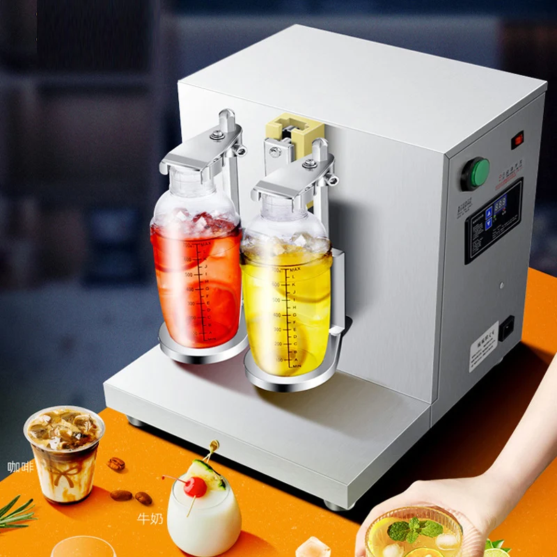 Milk tea shop milk tea shaker bubble tea cup shaker double cup tea shaker milkshake machine bubble tea machine