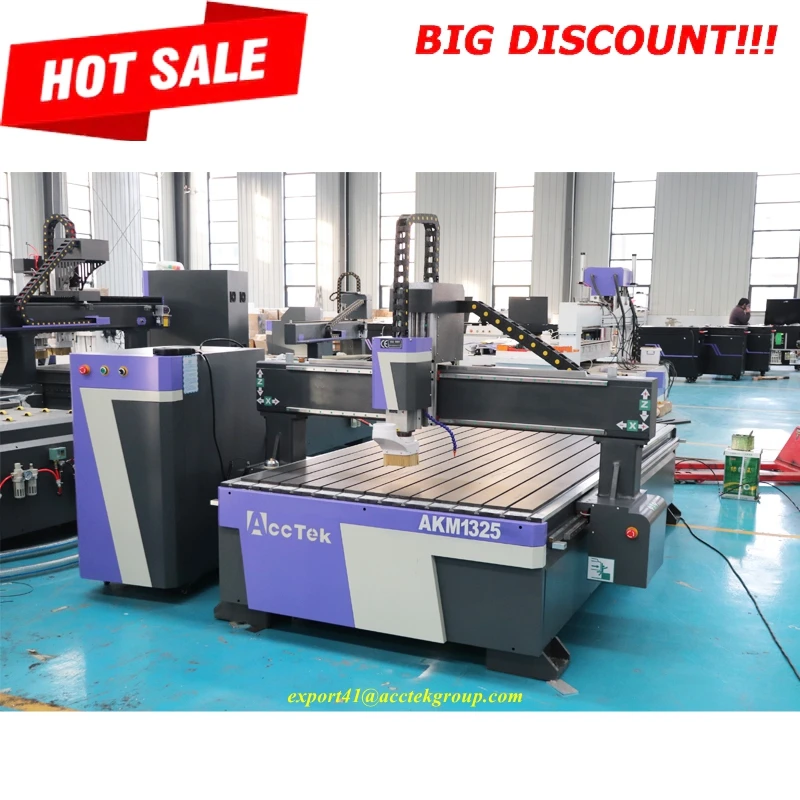 

3 Axis 4 Axis Wood Furniture CNC Router With 1300X2500mm 1325 Woodworking 3D Engraving And Carving Wooden Cabinet Machine