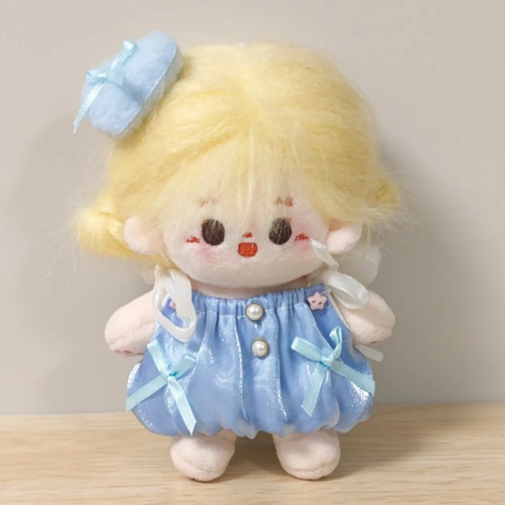 

Bow Dress 10cm Cotton Doll Clothes Love Hairclip with Wing Doll Clothes Outfit Funny Suit Doll Dress Up Set 10cm Cotton Doll