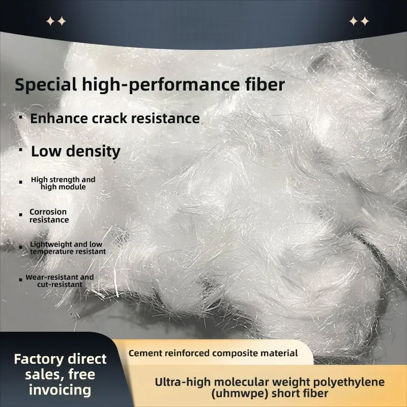 UHMWPE Fiber, High Strength Composite Material for Concrete Crack Resistance & Bridge Building