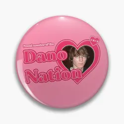 Proud Member Of The Dano Nation  Customizable Soft Button Pin Hat Cartoon Brooch Clothes Creative Metal Cute Gift Badge Decor