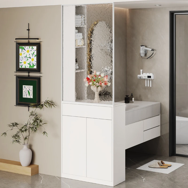 White Living Room Bathroom Cabinet Perfume China Partitions Over Plant Bathroom Cabinet Gadgets Jewelry Gabinete Home Furniture