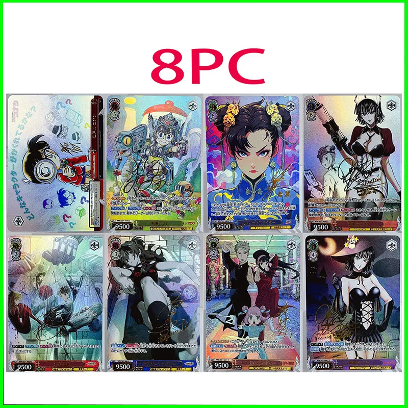 Wife Card Collectible Card Boy Games Toys Tabletop Games Birthday Gift DIY Anime Kanroji Mitsuri Tamayo Premium Flash Card 8PC