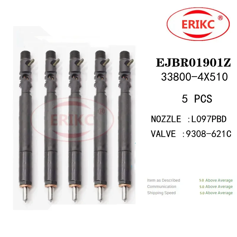 

EJBR01901Z Auto Accessory Injectors EJBR 019 01Z OEM 33800-4X510 FOR Delphi Injector ERIKC 5PCS