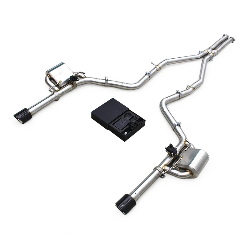Custom Enhanced Sound Catback Muffler For Dodge Charger V6 3.6L 2012-2019 Stainless Steel Pipes Valvetronic Exhaust System