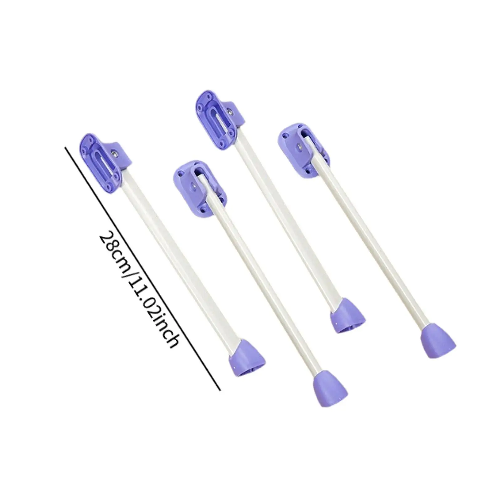 4 Pieces Folding Table Legs Sturdy Stable Easy to Install Dining Table Legs for Laptop Desk Office Night Stands Camping Bench