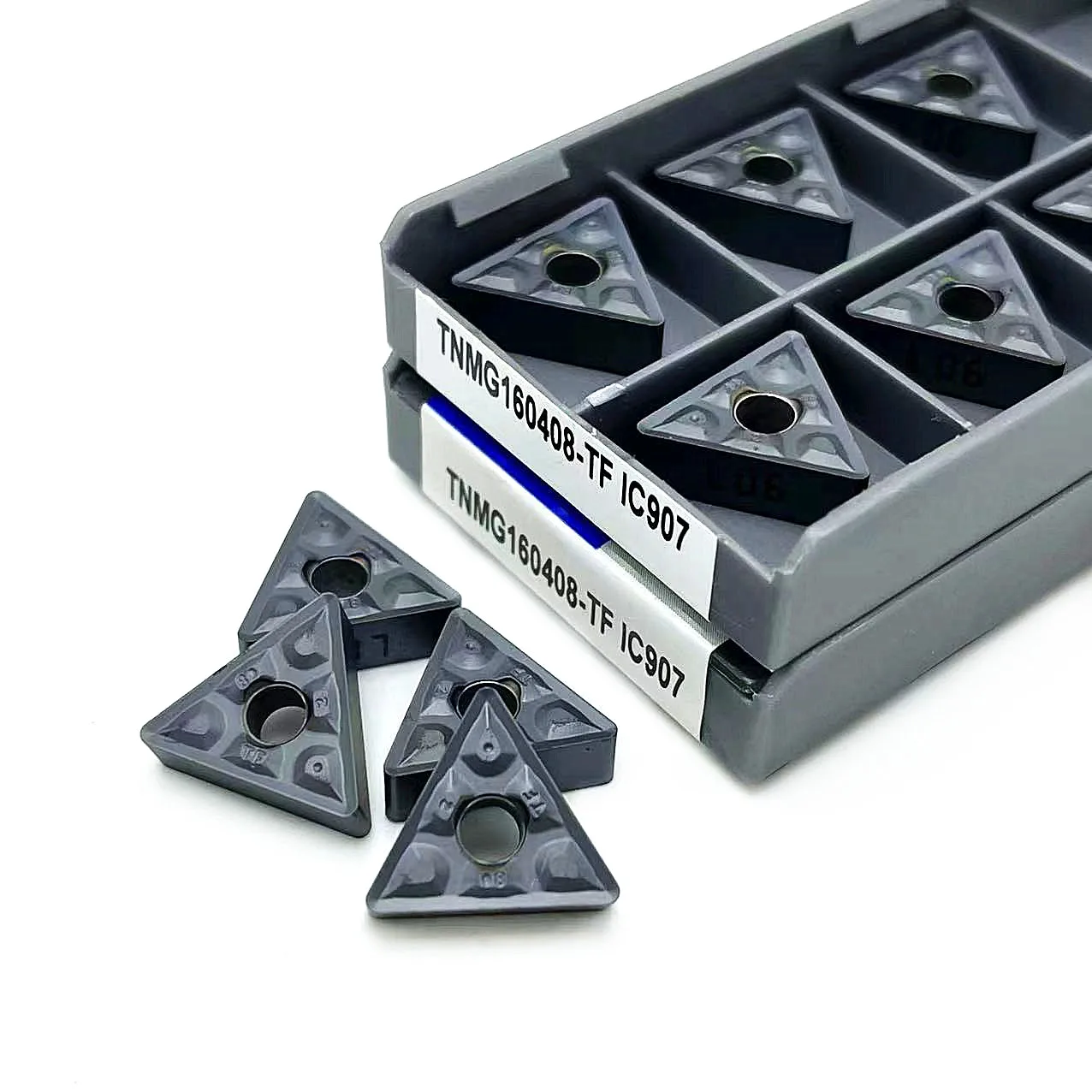 10 шт. высокое качество TNMG160404 TF IC907 908 TNMG160408 TF IC907 908 CNC станок внешний карбидный инструмент токарная вставка TNMG160408