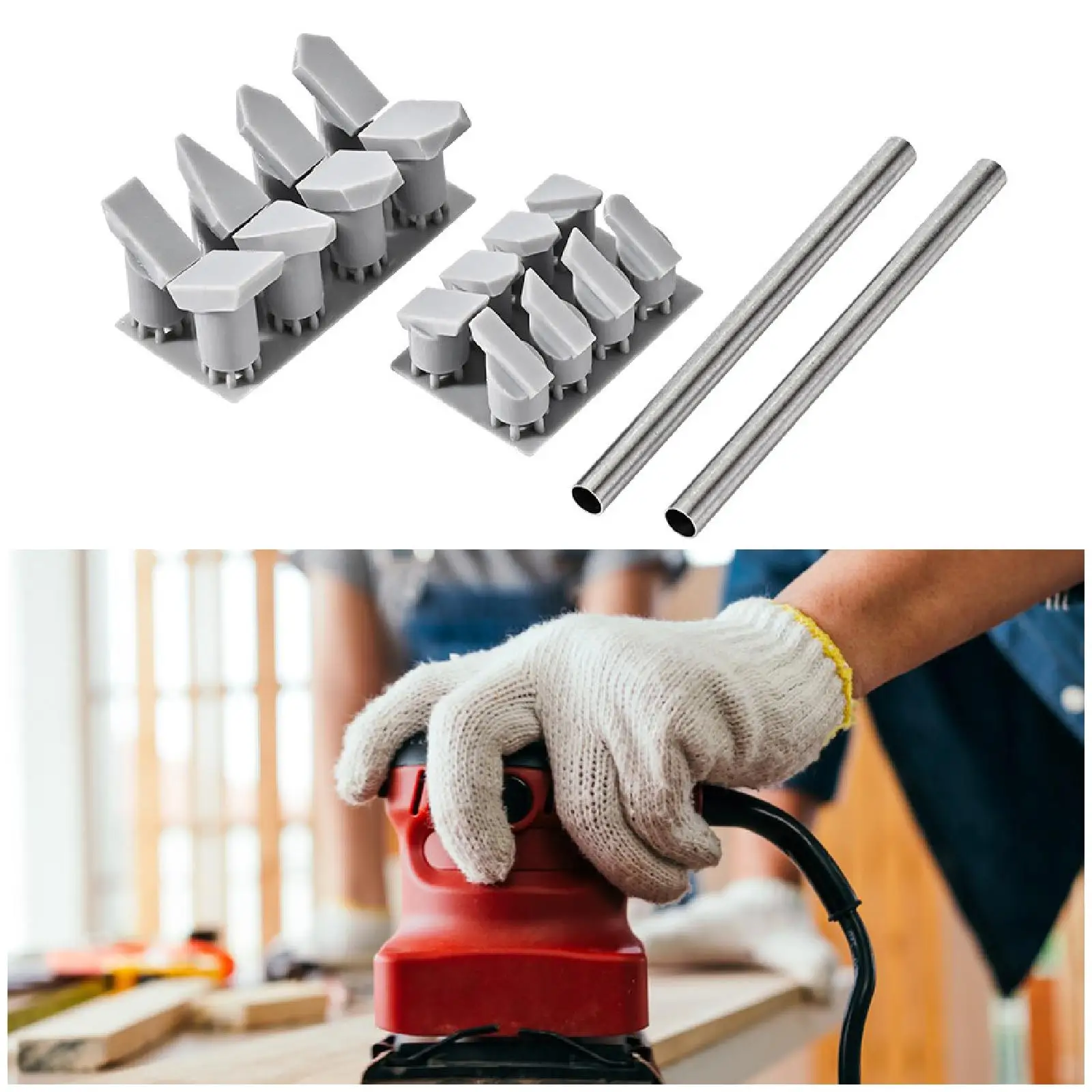 Cabeza de lijado estrecha biselada 2 en 1, juego de manualidades de construcción, Kit de herramientas de modelo para construcción, reparación de modelos, accesorios de bricolaje para Hobby