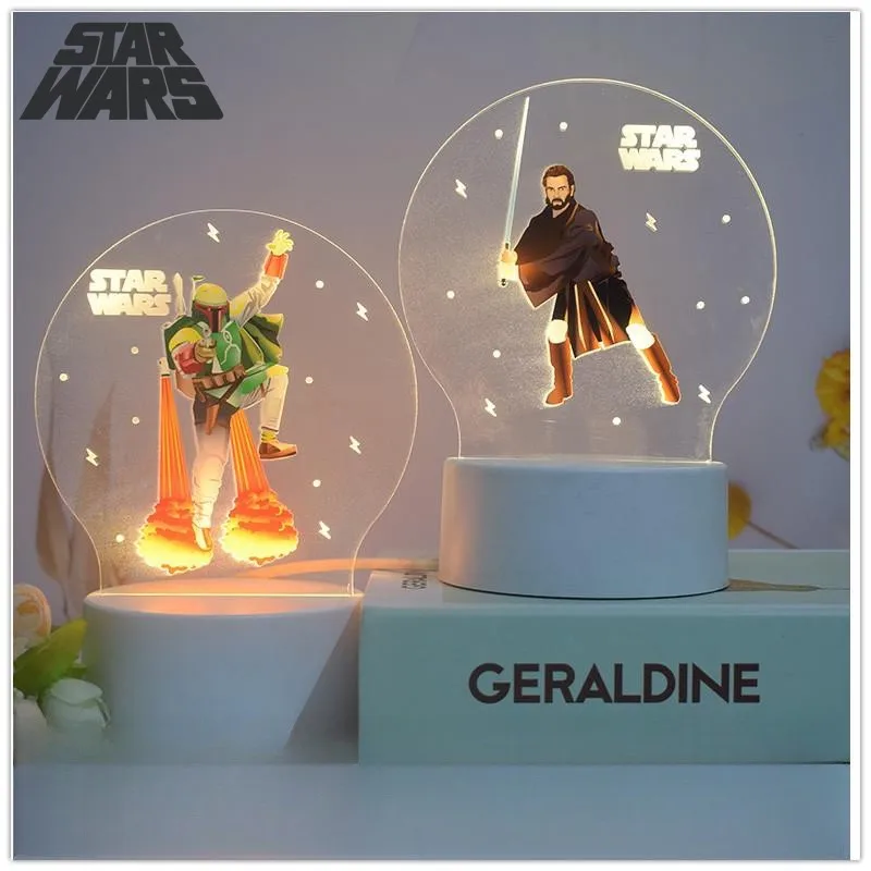 

Star Wars Anime 3D Night Light Gift to Friends and Classmates Birthday Gift Cartoon Creative Desktop Decoration Ornaments