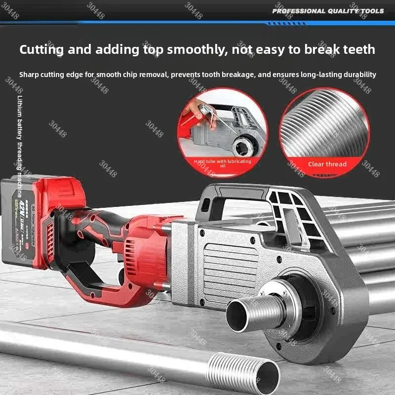 Lithium Electric Threading Machine, Fire Water Pipe, Galvanized Pipe, Wire Passing Machine, Gas Steel Pipe Thread Opener