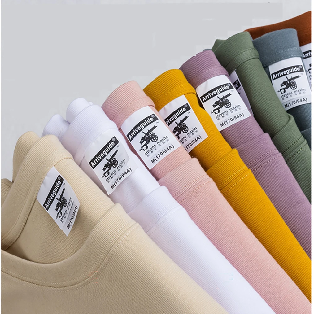 Height Quality 280g Heavy Weight 100% Cotton Customized T Shirt Drop Shoulder Oversized Fashion T Shirt