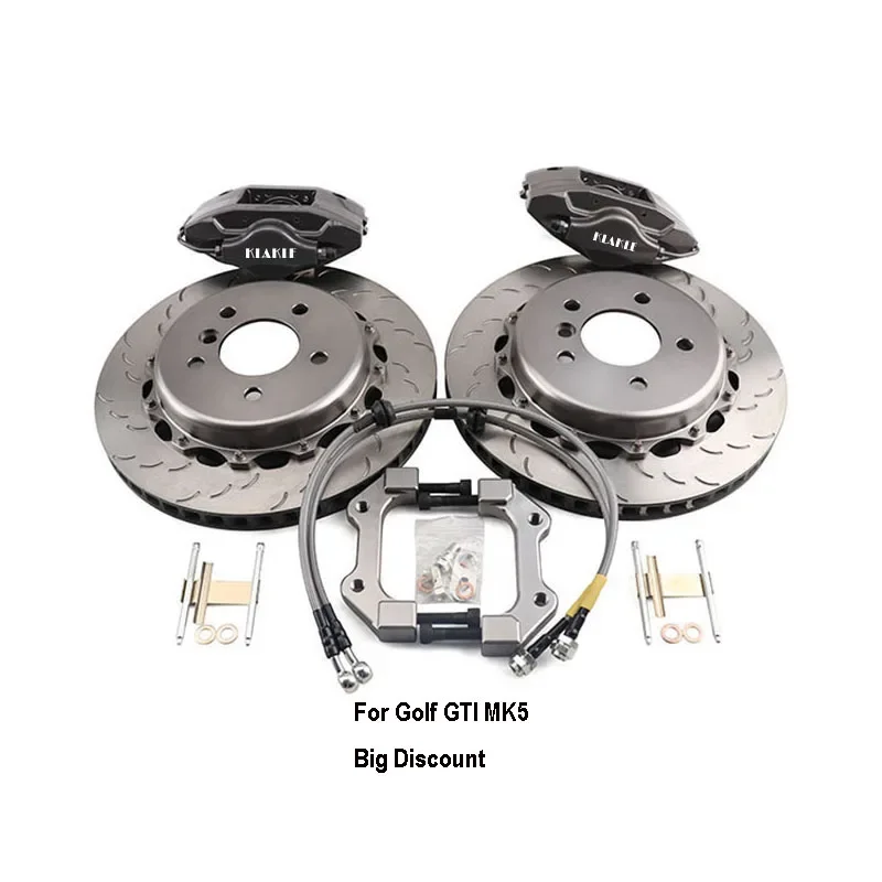 Racing Different Color Big Brake System 7700 2 Pistons For Golf GTI MK5 MK6 MK7 Casting Aluminum Brake Caliper