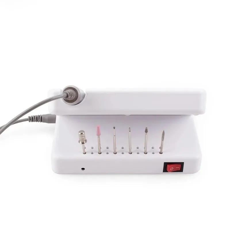 Professional E File Nail Drill Machine Portable 35000rpm Desktop Use Coreless Motor Strong Nail Sander Manicure Pedicure Set