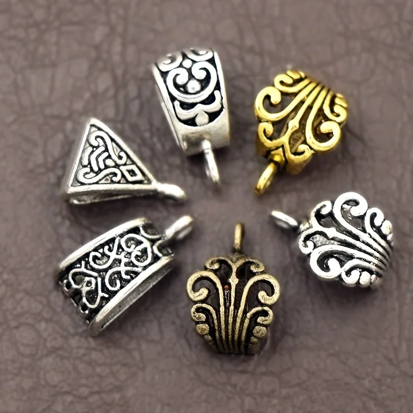 

10pcs Clasp Bail Beads Connectors for Jewelry Making DIY L683 L681 L686