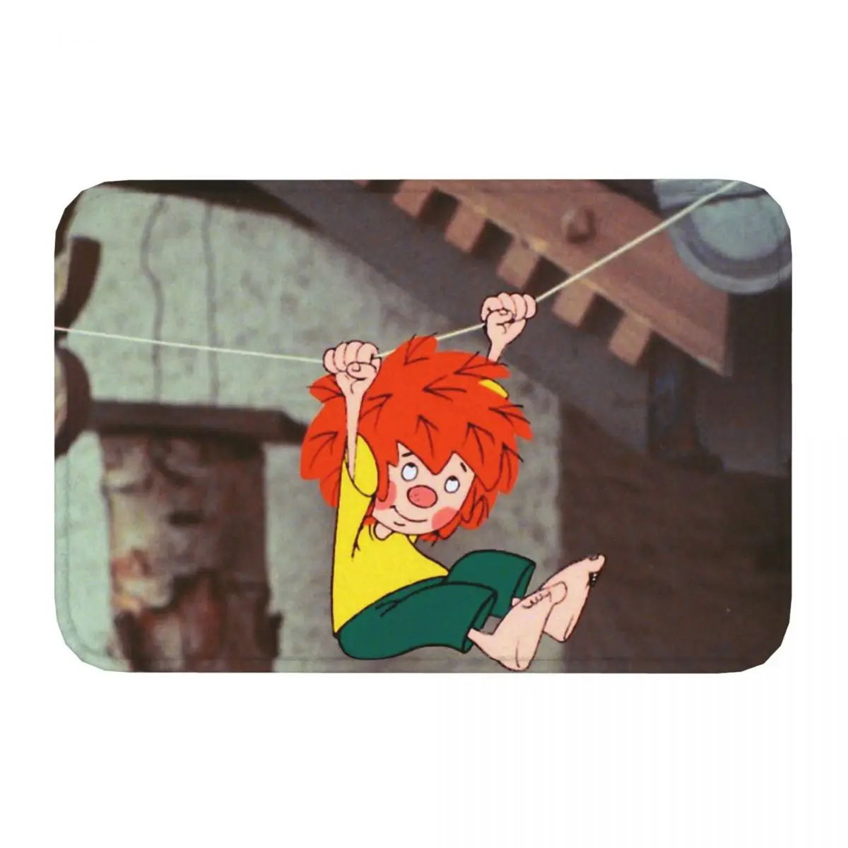 Sticker Kitchen Non-Slip Carpet Pumuckl Living Room Mat Entrance Door Doormat Home Decoration Rug