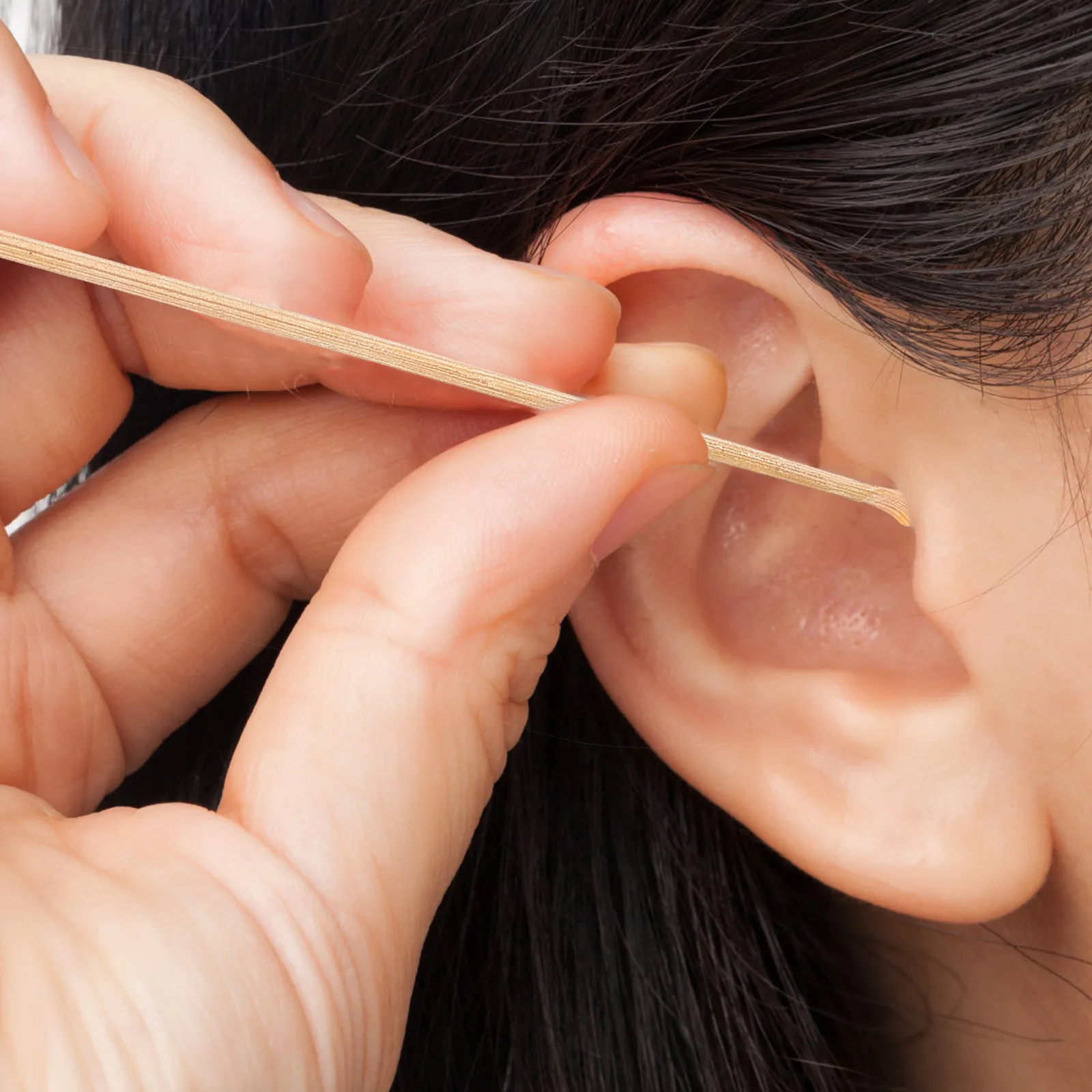 1Set Wear-Resistant Household Ear Picker Set Portable Ear Cleaner Wax Remover Spiral Massage Tool for Home Travel Use