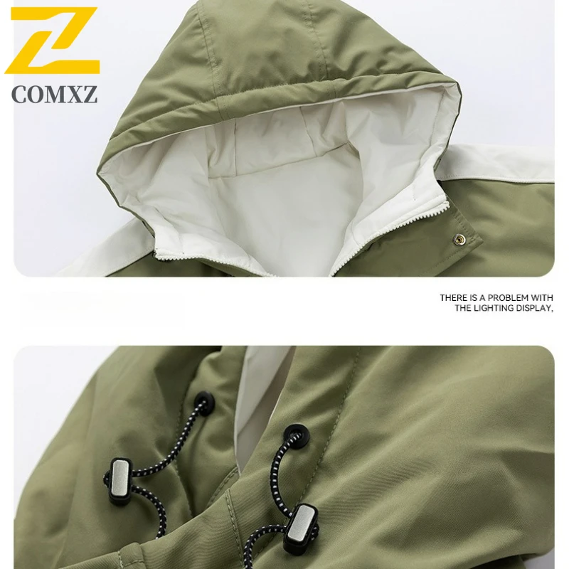 Classic Winter Jacket Men 2025 New Fashion Hooded Travel Windproof Thermal Parkas Multi Functional Coldproof Padded Jackets