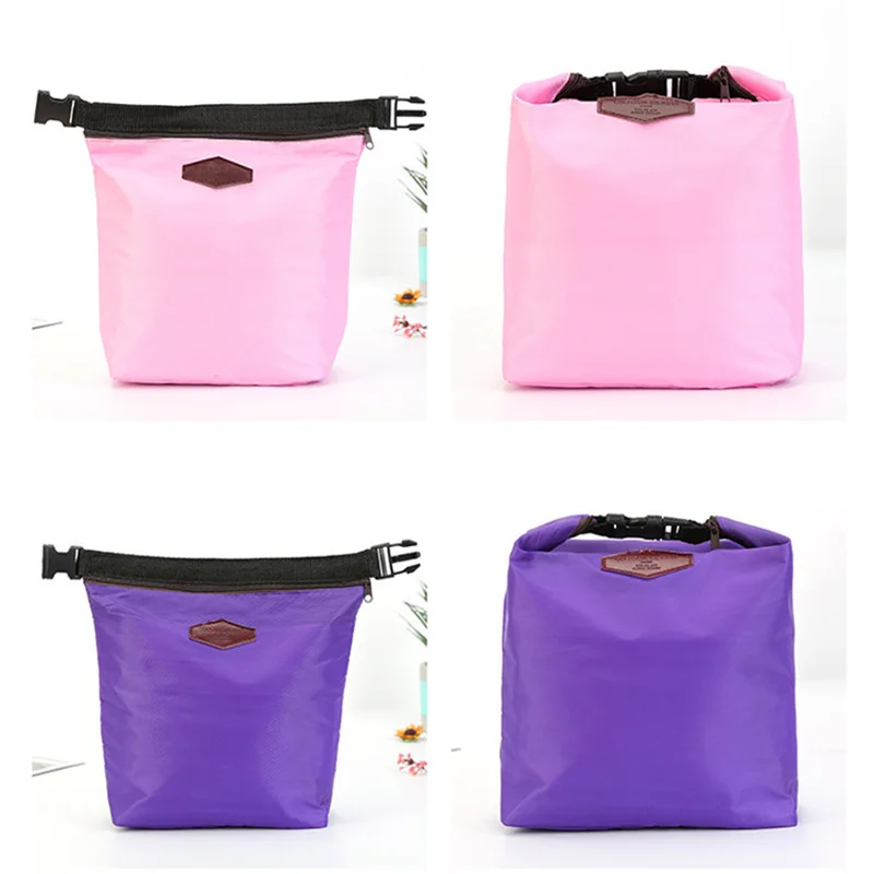 Fashion Portable Thermal Insulated Lunch Bag Cooler Lunchbox Storage Bag Lady Carry Picinic Food Tote Insulation Package 882800