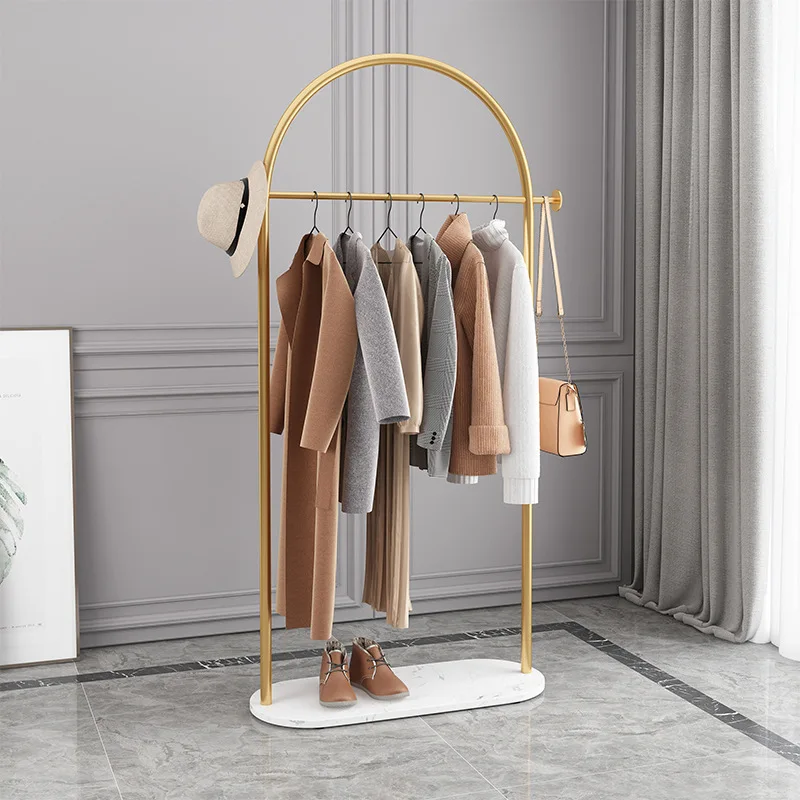 Nordic luxury floor hanger Home bedroom multifunctional coat rack Living room simple vertical clothes storage rack