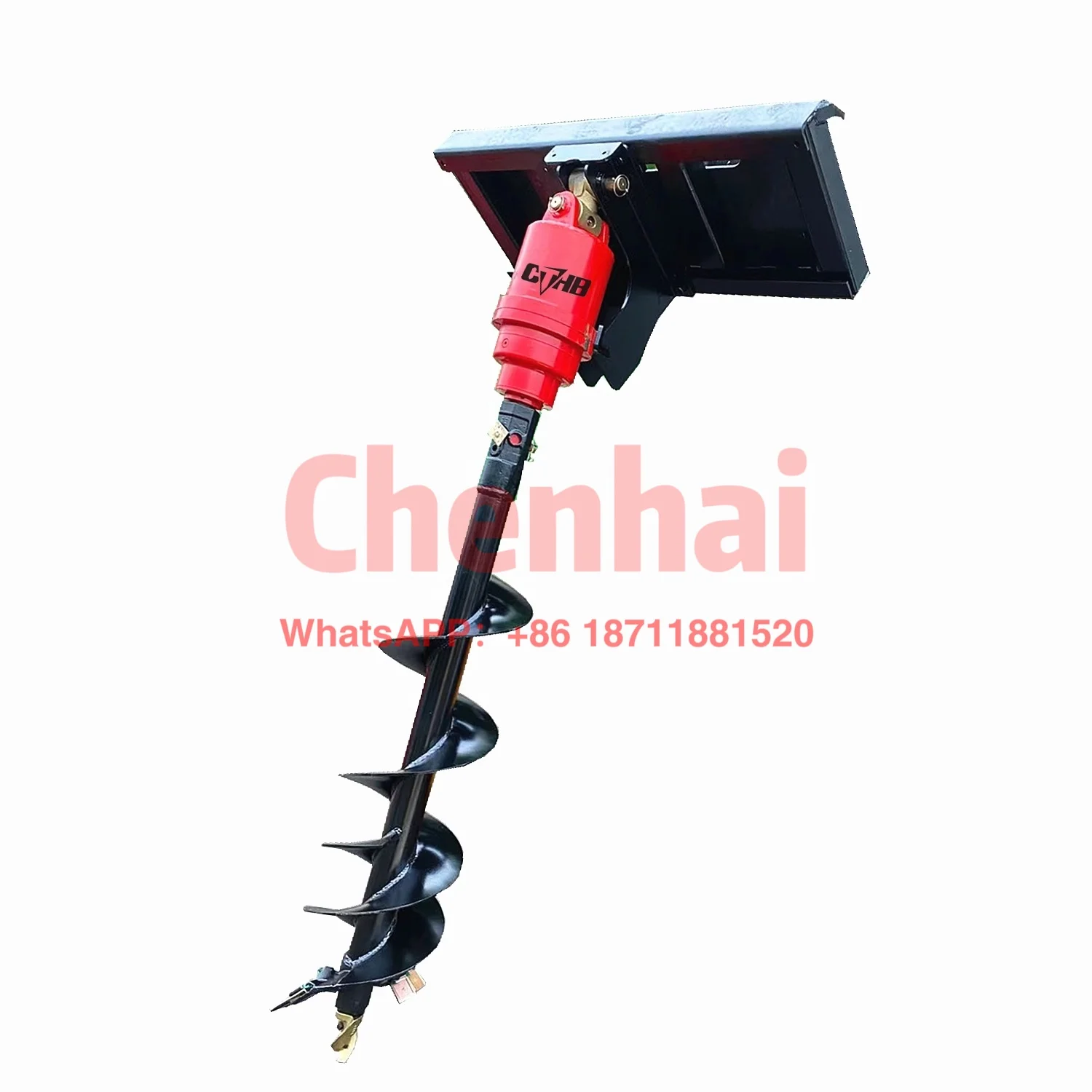 skid steer loader auger drill earth auger hydraulic auger for bobcat