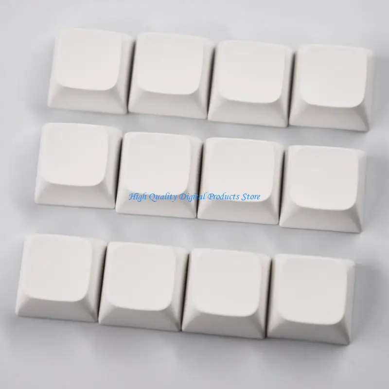 U2JE Minimalistic Blank Keycaps 134Keys XDA PBT Keycaps DyeSUB for MXSwitches Mechinery Keyboard Keycap Replacement
