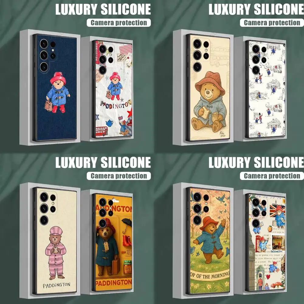 

Cartoon L-Lodon B-Bear Phone Case For Samsung S25,S24,S23,S22,S21,S20,S10,Ultra,Plus,Lite,FE,Soft Silicone Black Cover