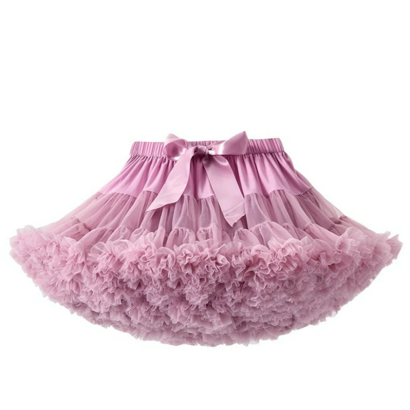 Christmas Baby Girls Tutu Skirt Ballerina Pettiskirt Fluffy Children Ballet Skirts For Party Dance Princess Girl Tulle Clothes