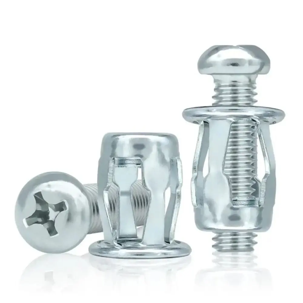 Petal Shape Rivet Nut Screw Bolt Kit Expansion Metal Rivetnut Panel License Plate Clamp Lock Jack Nuts