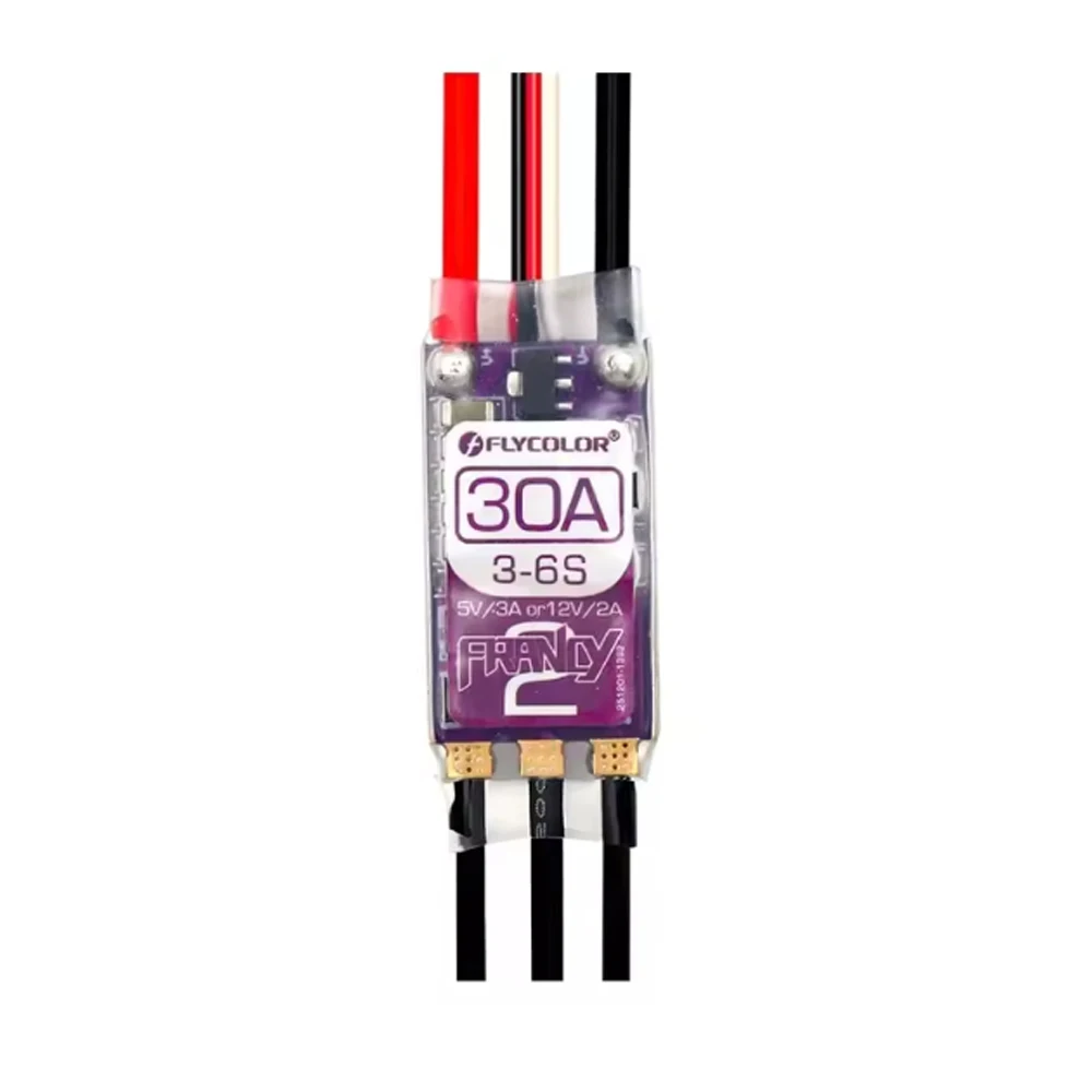 FLYCOLOR ブラシレスESC 20A 30A 40A 50A BLHELI-32 Dshot高性能MCU 5V/3A 12V/2A ダブルBEC調整可能 RC玩具部品用