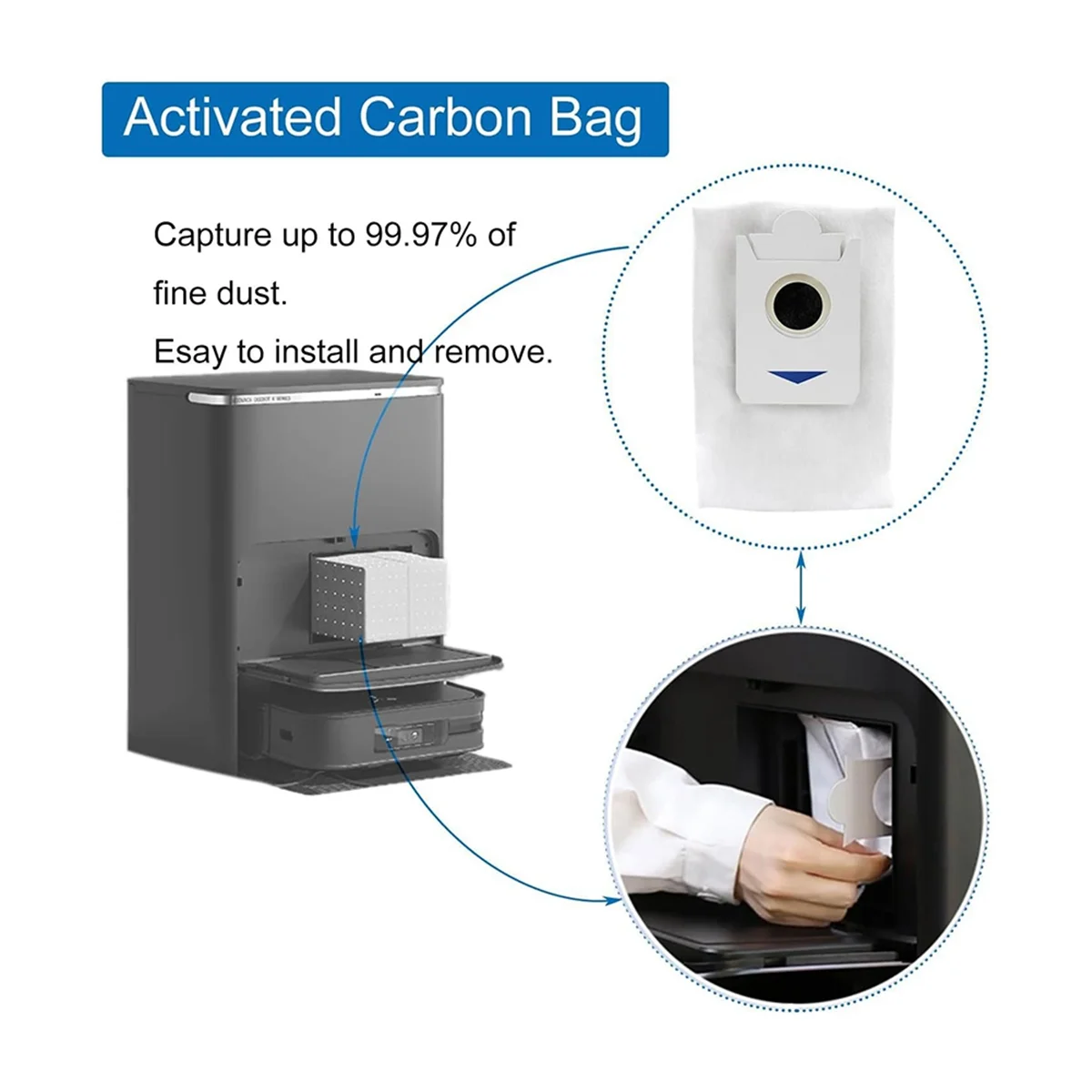 A58E-Ecovacs Deebot T30 Pro Omni / DDX14 / T30 MAX 用交換部品 真空サイドブラシ Hepa フィルター モップ ラグ ダストバッグ