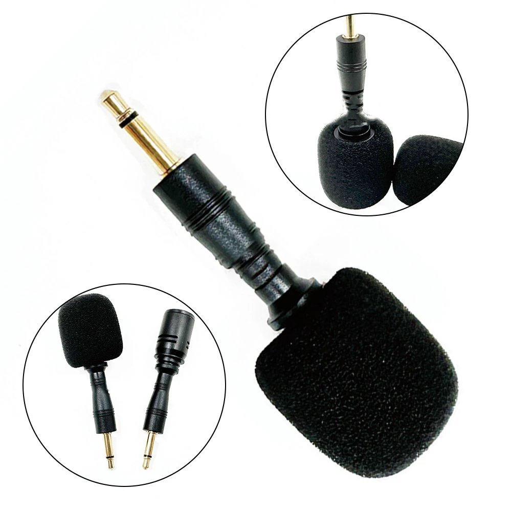 Microphone For Laptop 3.5mm Mic Home Use Travel Easy To Use High Sensitivity Metal Shell Optimal Sound Quality