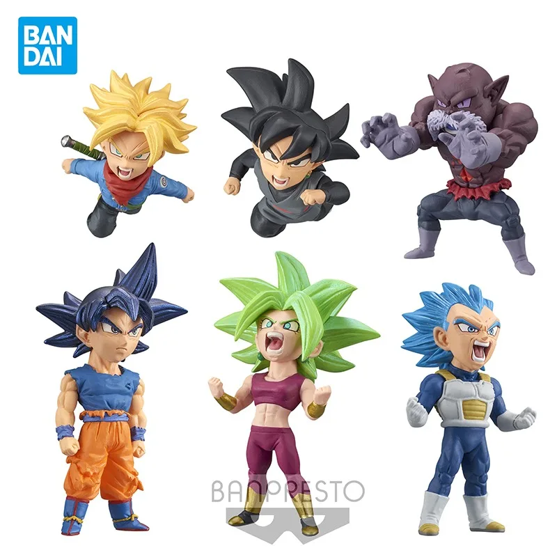 In Stock Banpresto Original Action Figure 7Cm Wcf Vol.6 Dragon Ball Super Battle of Saiyan Anime Figure Model Toys for Boys